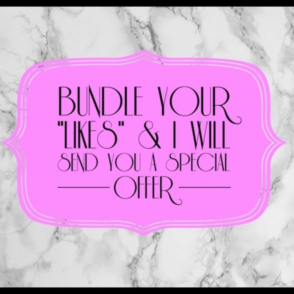 Please bundle three items and I’ll send you a great price